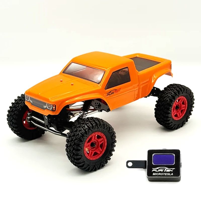 FURITEK Terra Comp - 1/18 ARTR Crawler schwarze Flammen Edition inkl. Micro-Tesla Digiboard FUR-2726