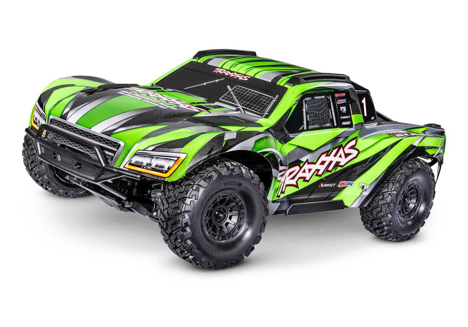 Traxxas MAXX Slash Grün 1/8 Brushless Short Course Truck 4x4 RTR 2.4GHz 102076 - Abbildung 1