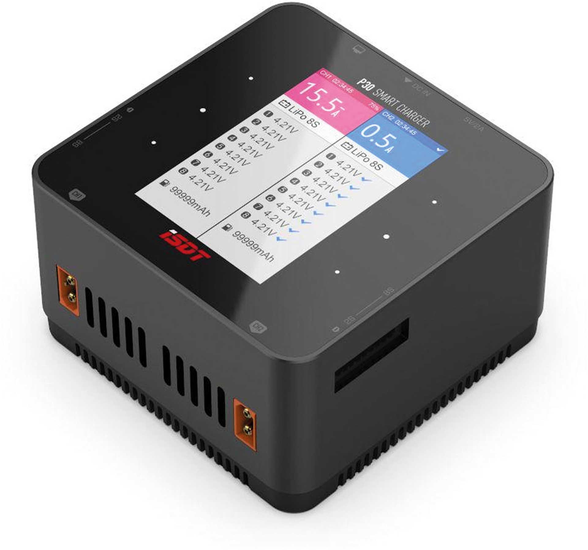 ISDT P30 DUAL CHANNEL 1000+1000W SMART CHARGE MIT BLUETOOTH ANBINDUNG Ladegerät P30