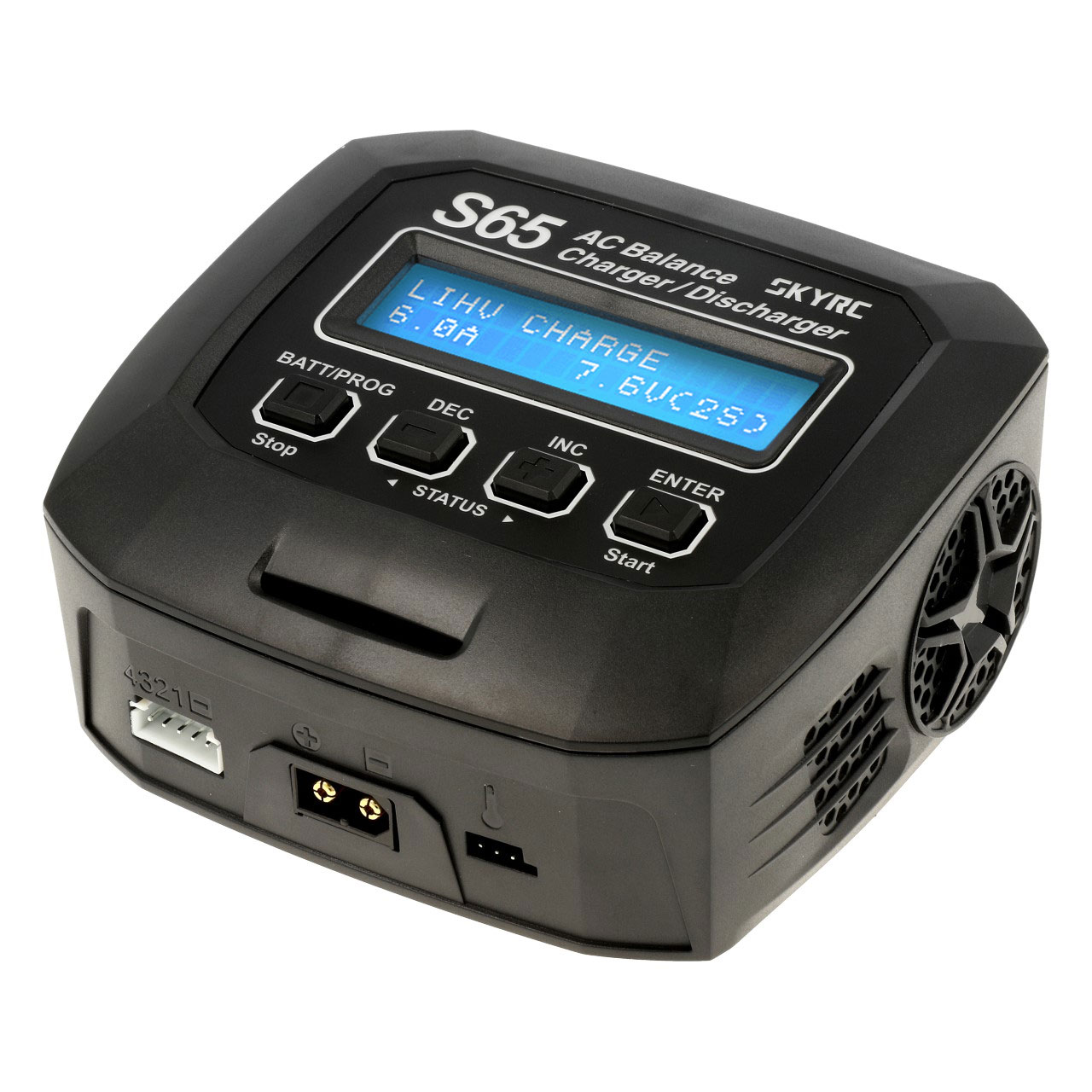 SkyRC S65 AC Ladegerät LiPo 2-4s 6A 65W Entladen 2A 10W SK-100152