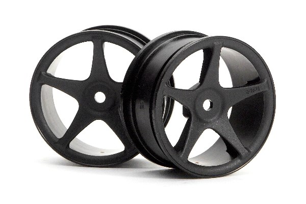 HPI Super Star Felgen 26mm schwarz (1mm Offset) 3696 - Abbildung 1