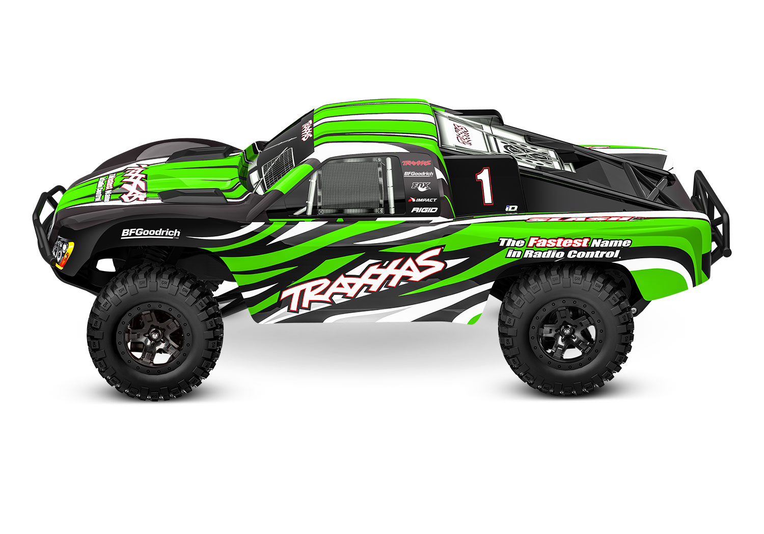 Traxxas Slash 2WD 1/10 GrünX RTR Clipless HD incl. USB-Lader & Akku 58234-8 - Abbildung 3