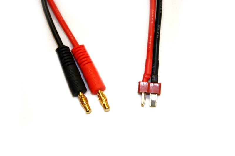 H-SPEED Ladekabel Deans auf Bananenstecker 4mm HSPC007