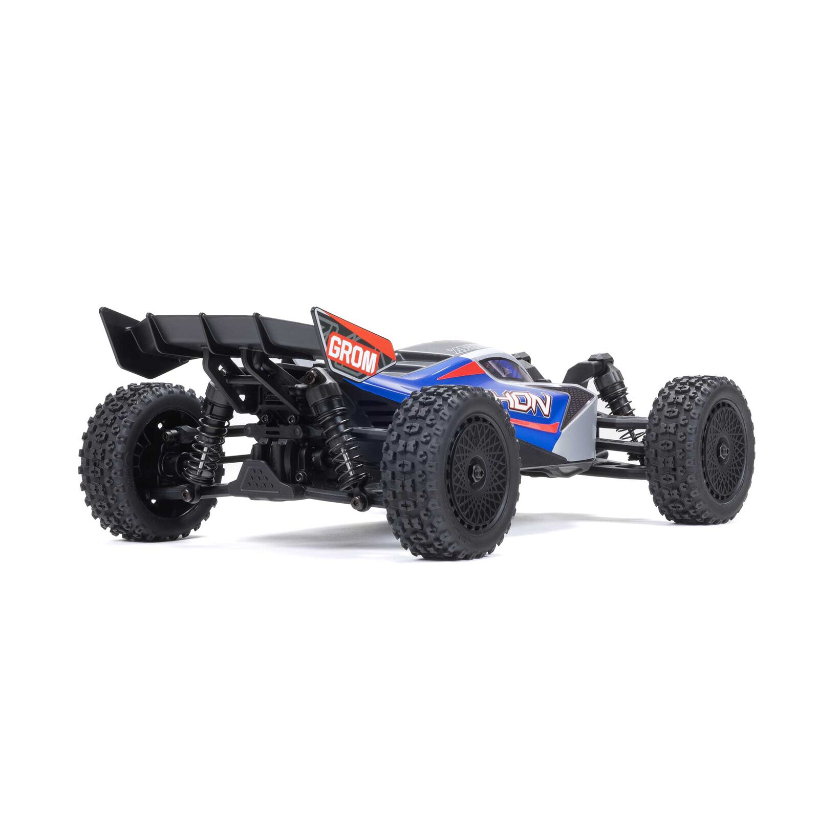 ARRMA 1/14 TYPHON GROM 4X4 RTR Brushed Buggy (Akku & Lader incl.) Blau/Silber ARA2106T1 - Abbildung 3