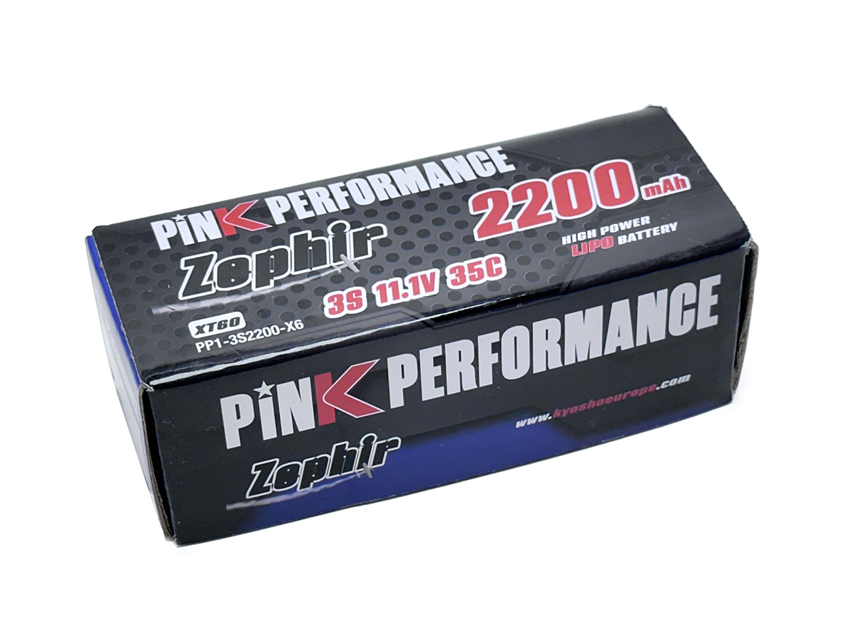 Pink Performance Zephir LiPo Akku 3S 11.1V-2200-35C (XT60)106x35x23mm 176g PP1-3S2200-X6