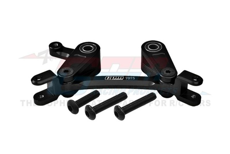 GPM Aluminium Lenk-Set schwarz für ARRMA 1/10 Granite, Big Rock, Senton, 1/8 MAG048NBK