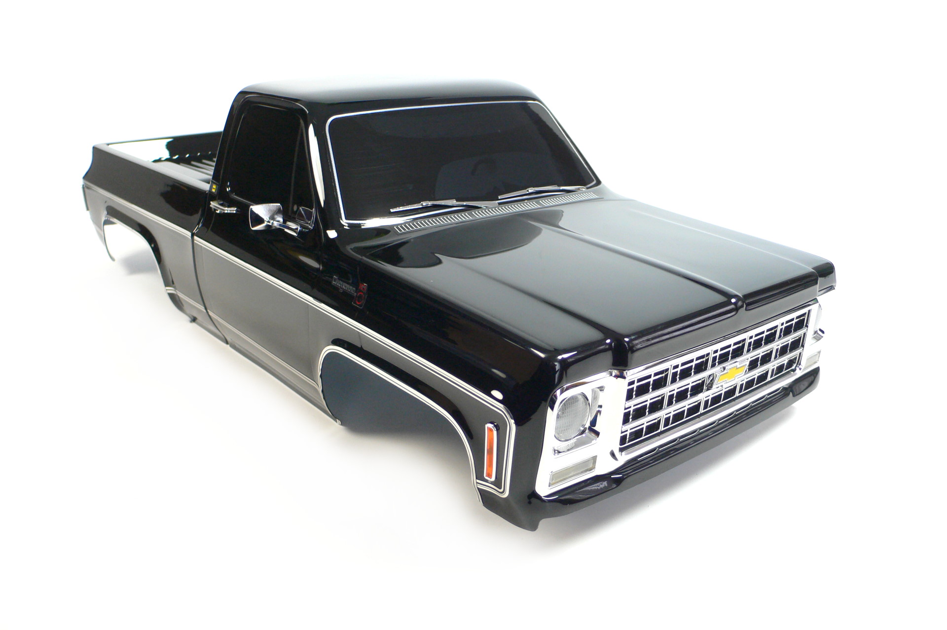 Traxxas TRX-4 Chevrolet K10 High Trail Karosserie 1:10 Schwarz Clipless Body - Abbildung 1