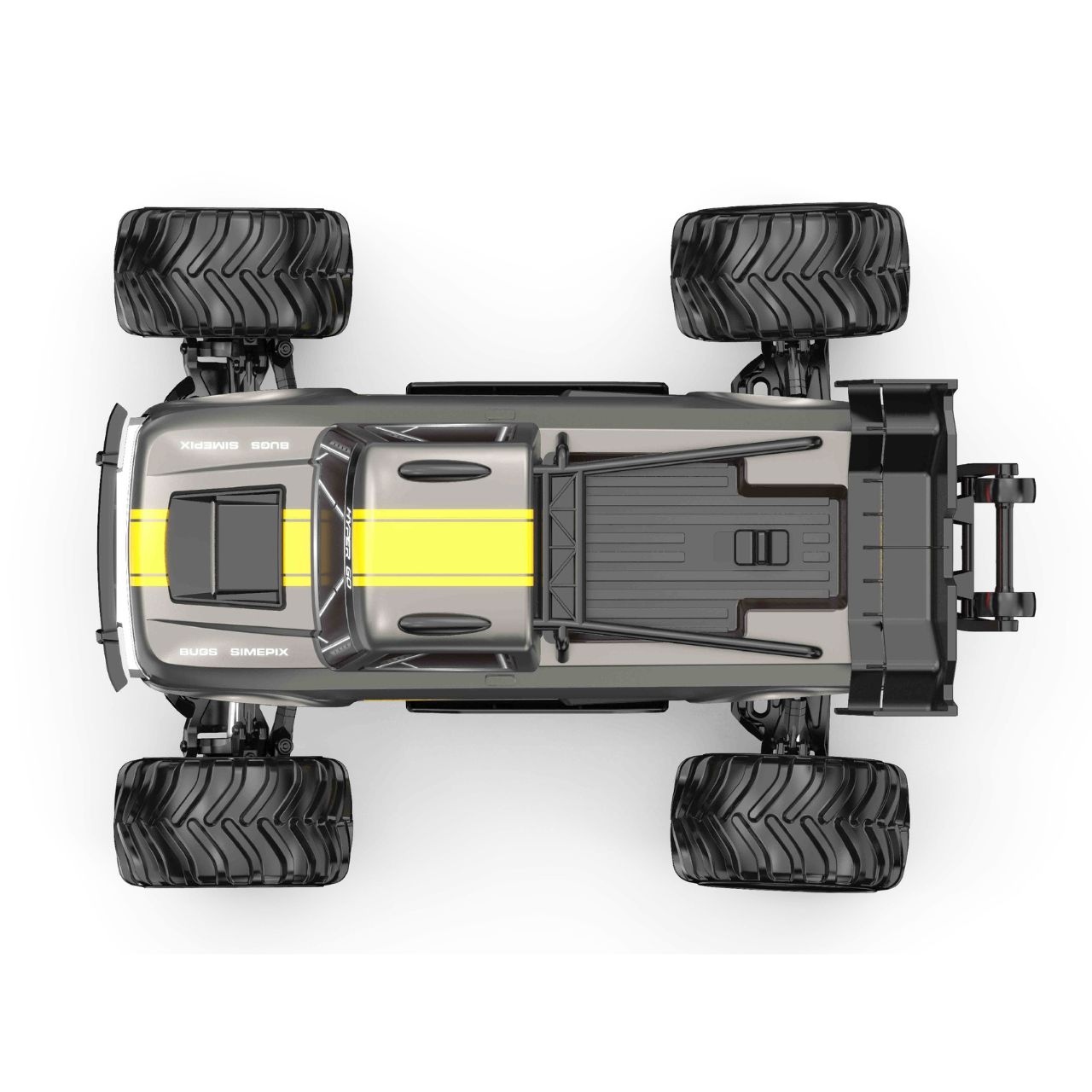 MJX Hyper GO Truck 1/10 Brushless 4WD RTR Grau 10210G - Abbildung 4