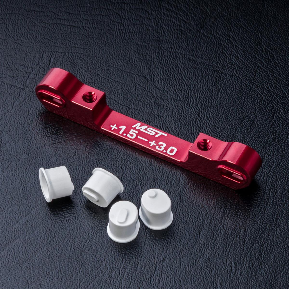 820058R Adjustable alum. suspension mount (+1.5-+3.0) (red)