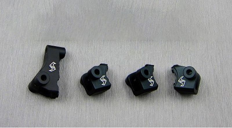 SAMIX Aluminium Dämpfer/Aufhängungshalter unten schwarz für TRX TRX4 & 6 TRX4-6042