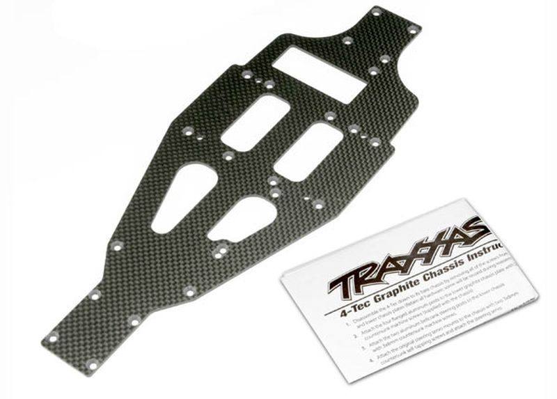 Traxxas GRAPHITE LOWER CHASSIS(4-TEC) 4322X