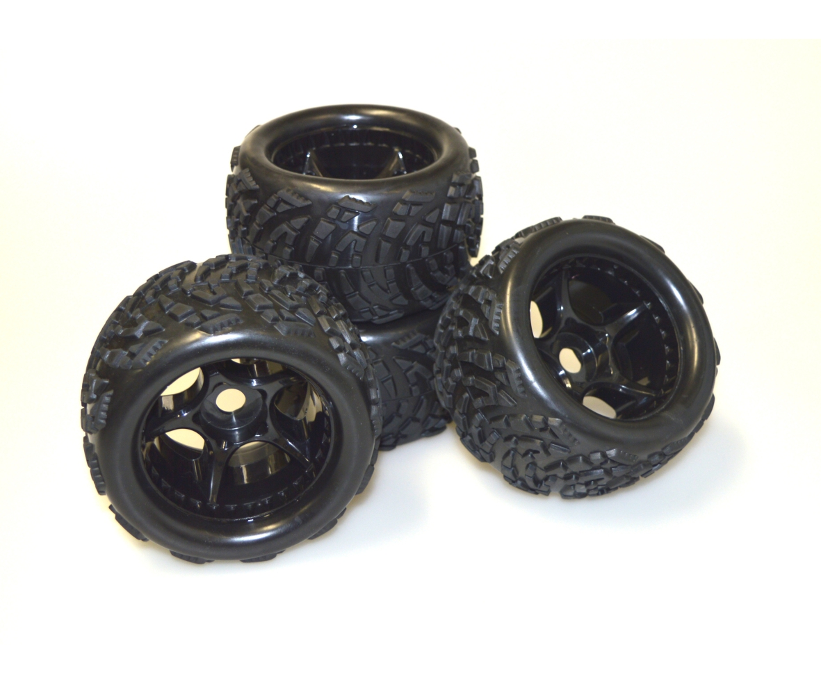 Carson 00138 Virus Race/Beat Warrior Räder-Set (4) 500900138