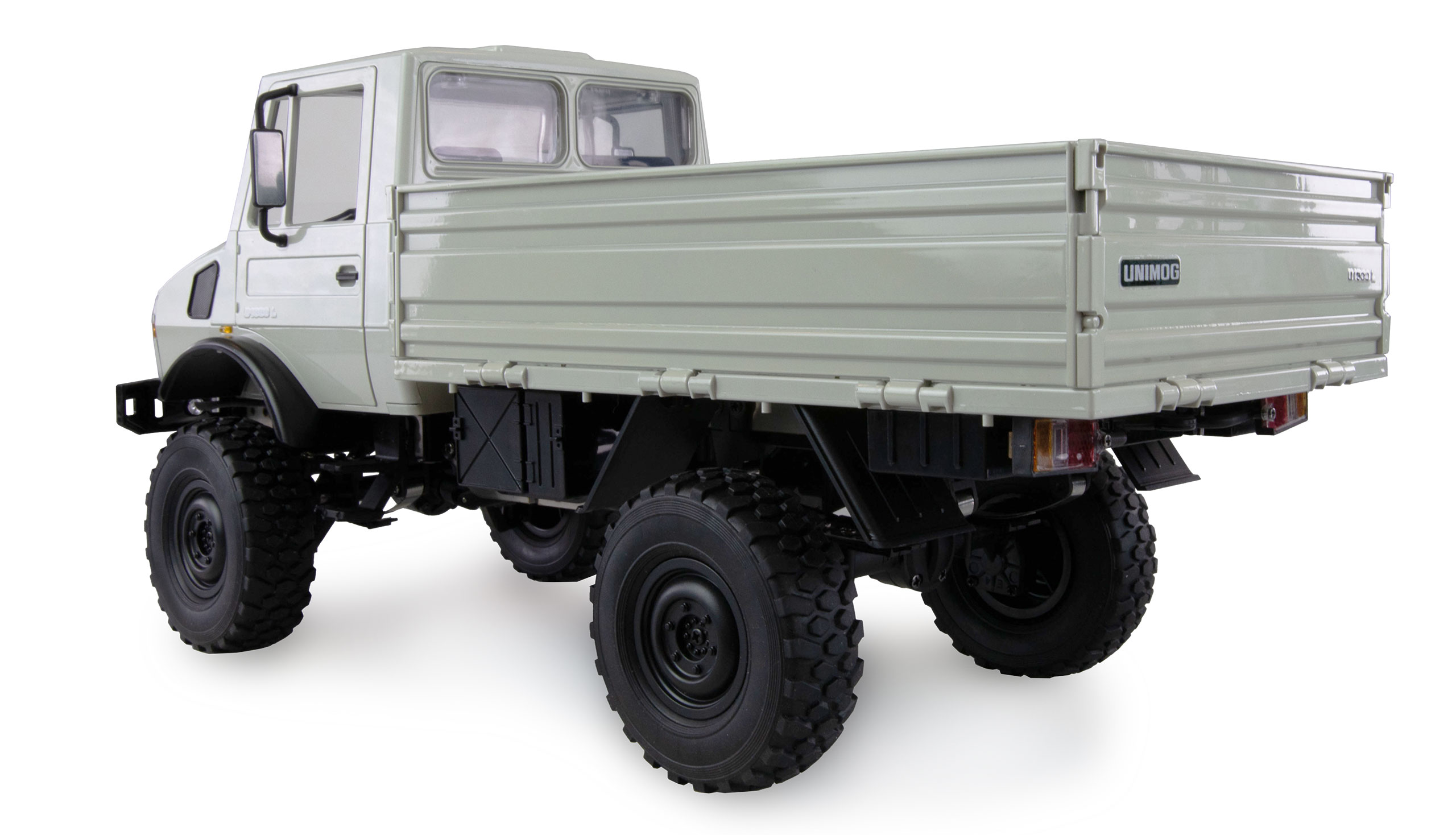 Amewi Mercedes-Benz Unimog Basic 4WD 1:12 RTR hellgrau 22631