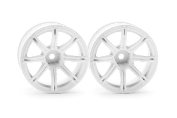 HPI Work Emotion Xc8 Felge 26mm Weiss (9mm Offset) 3305