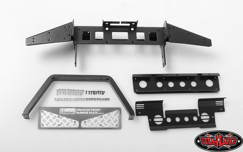 RC4WD Metal Front Bumper w/Stinger for Gelande II D90/110 VVV-C0285