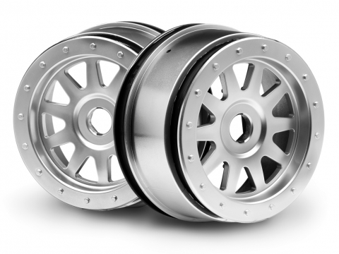 HPI TR-10 Glü-Look Felge Matt-Chrom (120X60mm/2St) 108321