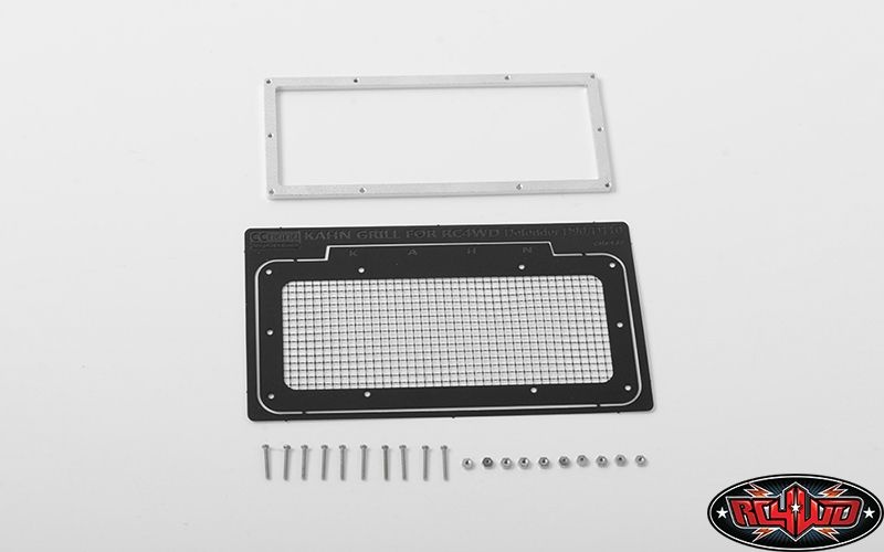 RC4WD Kahn Style Front Grill for D90/D110 Bodies (Black) VVV-C0316