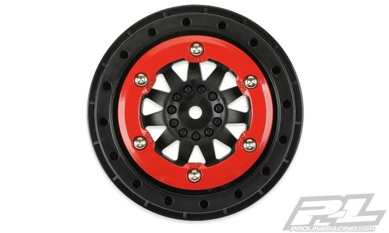 Pro-Line F-11 2.2/3.0 Bead-Loc rot/schwarz Felge *J* ProTrac Susp. 2745-03