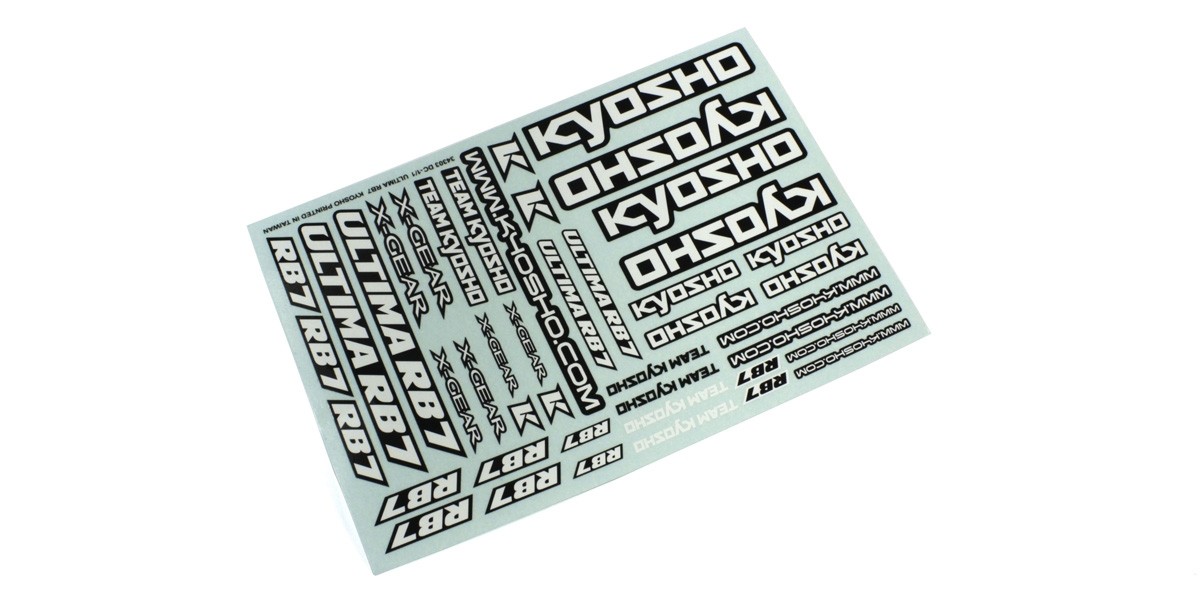Kyosho DEKORBOGEN ULTIMA RB7 UMD05