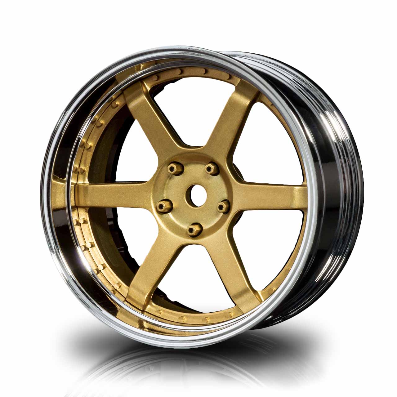 102092GD Drift Felge 106 Silber-Gold Offset verstellbar (4)