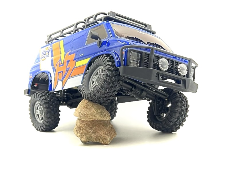 Hobby Plus 1:18 Crawler CR18P EVO-V2 Rock Van blue RTR HBP1810503-BL - Abbildung 4