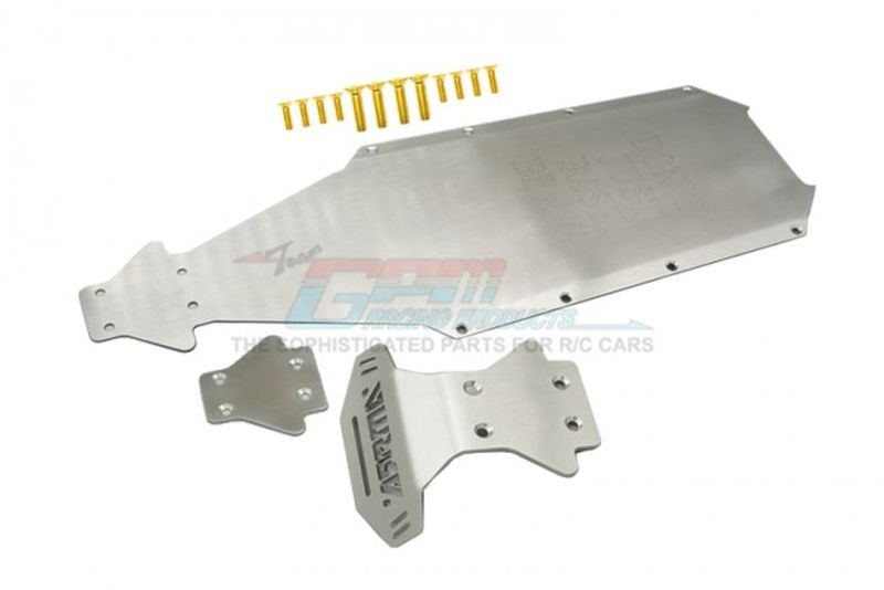 GPM Edelstahl-Chassis mit Bumper (Hohlversion) ARRMA Kraton 1/8 4WD MAEZSP1OC