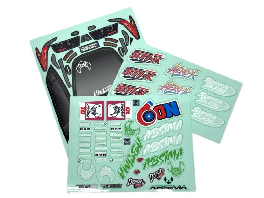 Absima Stickerset für SupraSlide 1232088