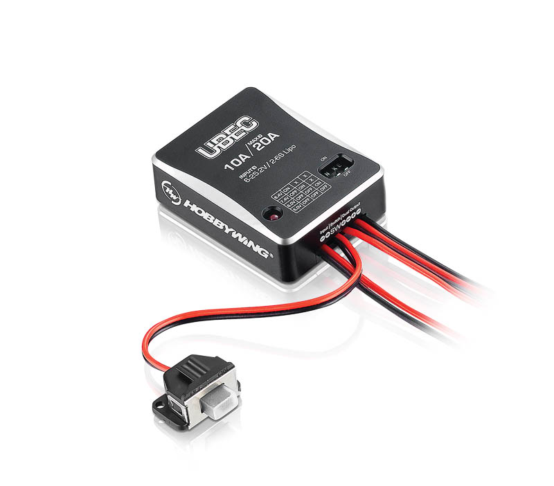 Hobbywing BEC 10A UBEC Regler für 2-6s HW30603000 - Abbildung 2