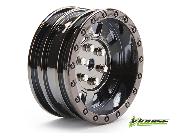 Louise Reifen m. Felgen CR-ROWDY 1.9" Schwarz Chrome (2)