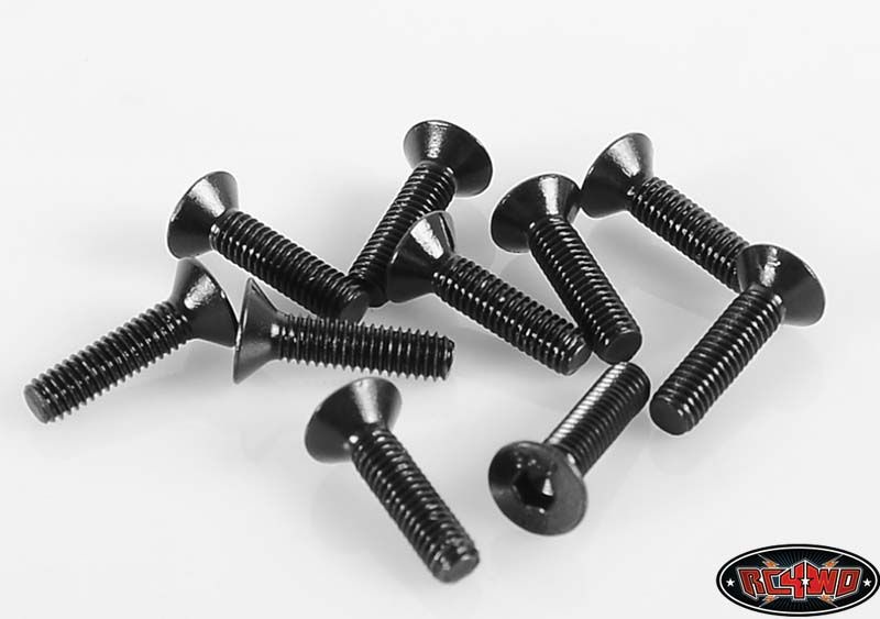 RC4WD Steel Flat Head Socket Cap Screw M3 x 12mm (10) Z-S0896