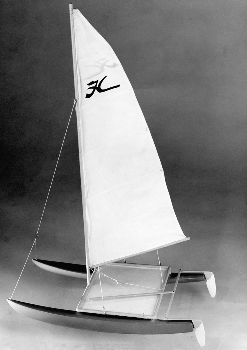 Dumas Hobie Cat Segelboot schwimmfähig Bausatz 1101