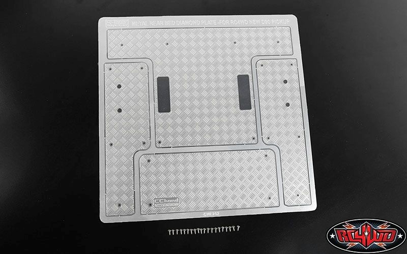 RC4WD Steel Rear Bed Diamond Plates for Gelande II VVV-C1086