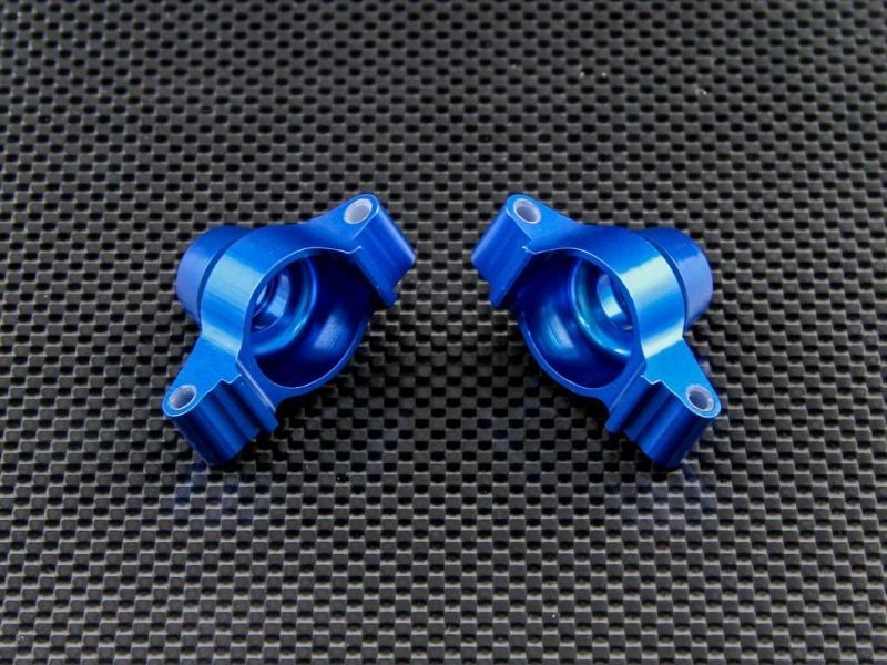 GPM Alu Radträger hinten blau Tamiya TT02