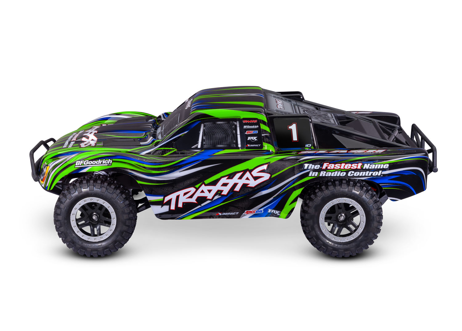 Traxxas Slash 1/10 2WD Short-Course Truck Grün RTR BL-2S Brushless HD Clipless 58334-4-GRN - Abbildung 3