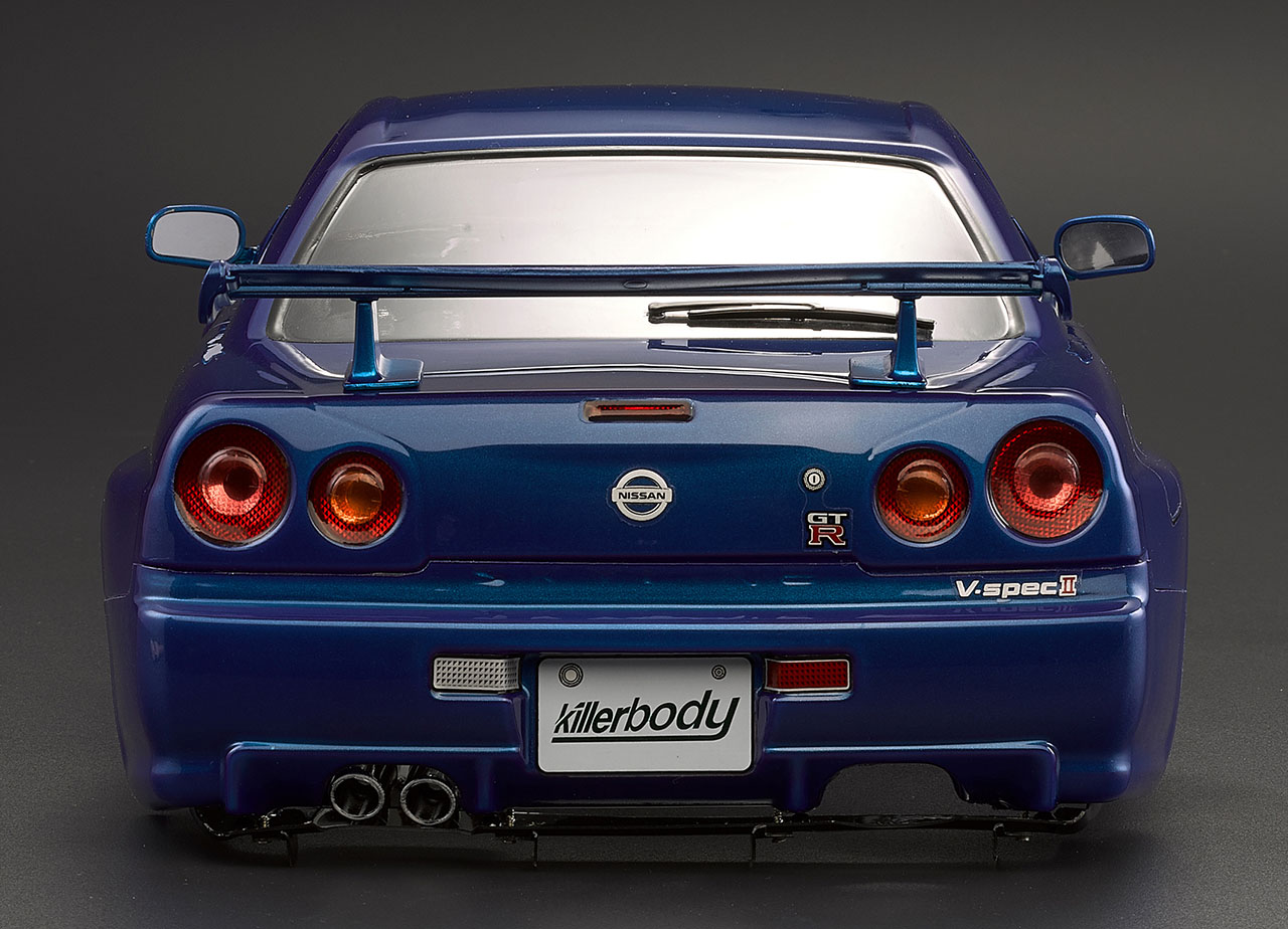 Killerbody Nissan Skyline R34 Karosserie Metallic Blau 195mm RTU KB48716