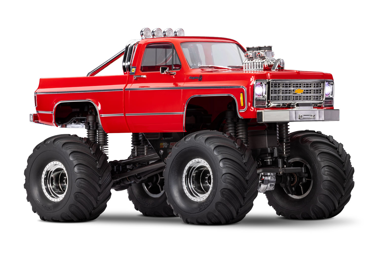 TRAXXAS TRX-4MT Chevy K10 4x4 rot 1/18 Monstertruck RTR 98064-1 - Abbildung 1