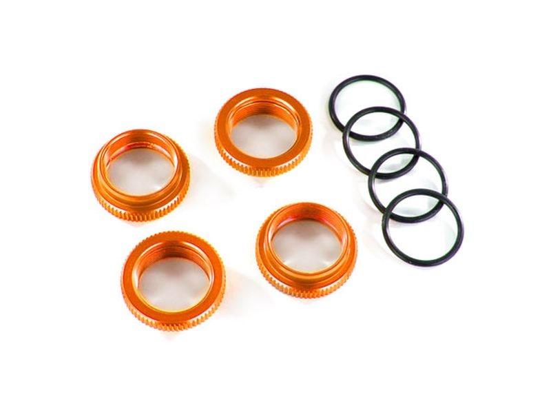 Traxxas Federteller Alu orange GT-Maxx (4) (mit O-Ring) 8968A