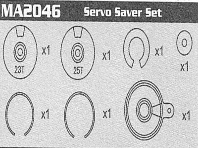 Amewi MA2046 Servo Saver Set Raptor MA2046