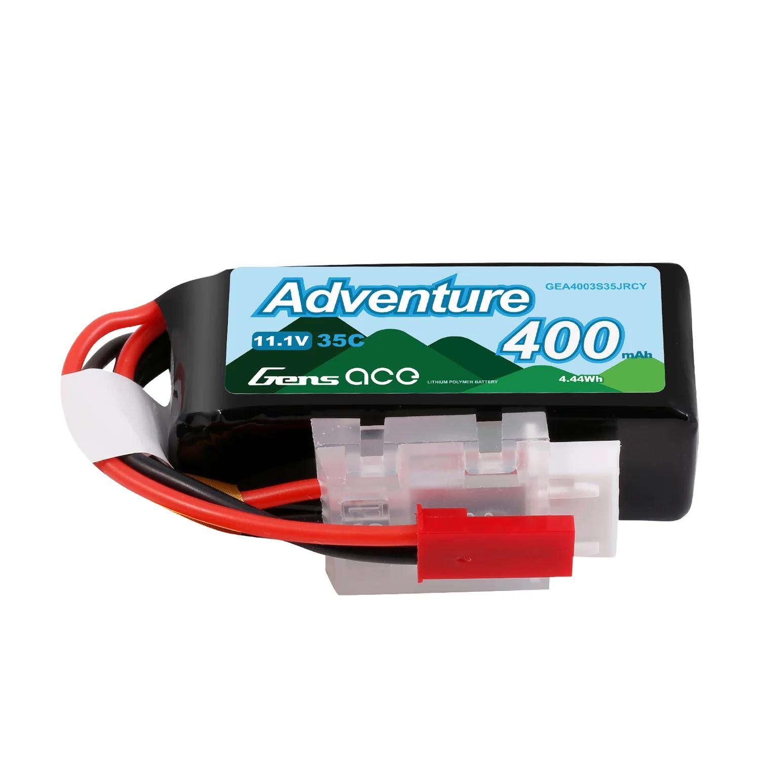 Gens Ace 400mAh 3S 35C Lipo Akku mit JST-RCY | Adventure | G-Tech GEA4003S35JRCY