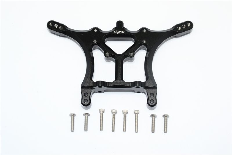 GPM Alu Dämpferbrücke hinten schwarz Traxxas Slash 2WD