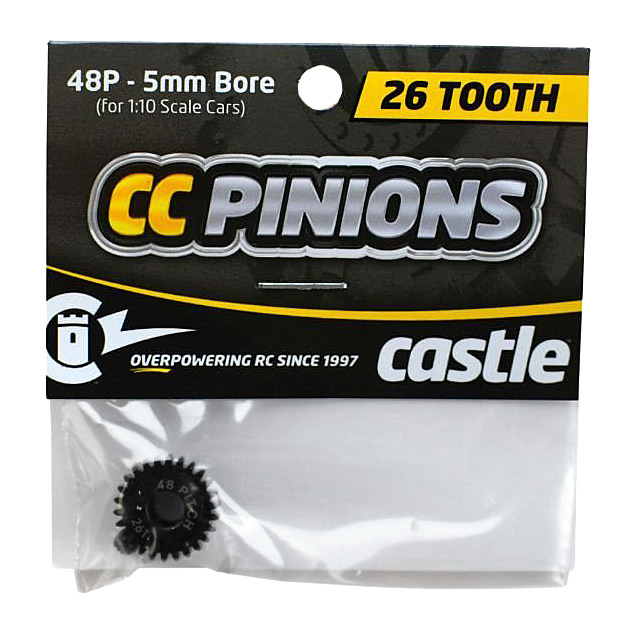 Castle Ritzel Stahl 26 Zähne 48P - 5mm 010-0065-45