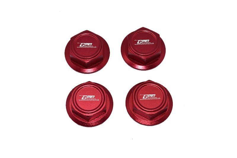 GPM Alu Radnabenabdeckung rot ARRMA Kraton, Outcast 8s MAKX005R