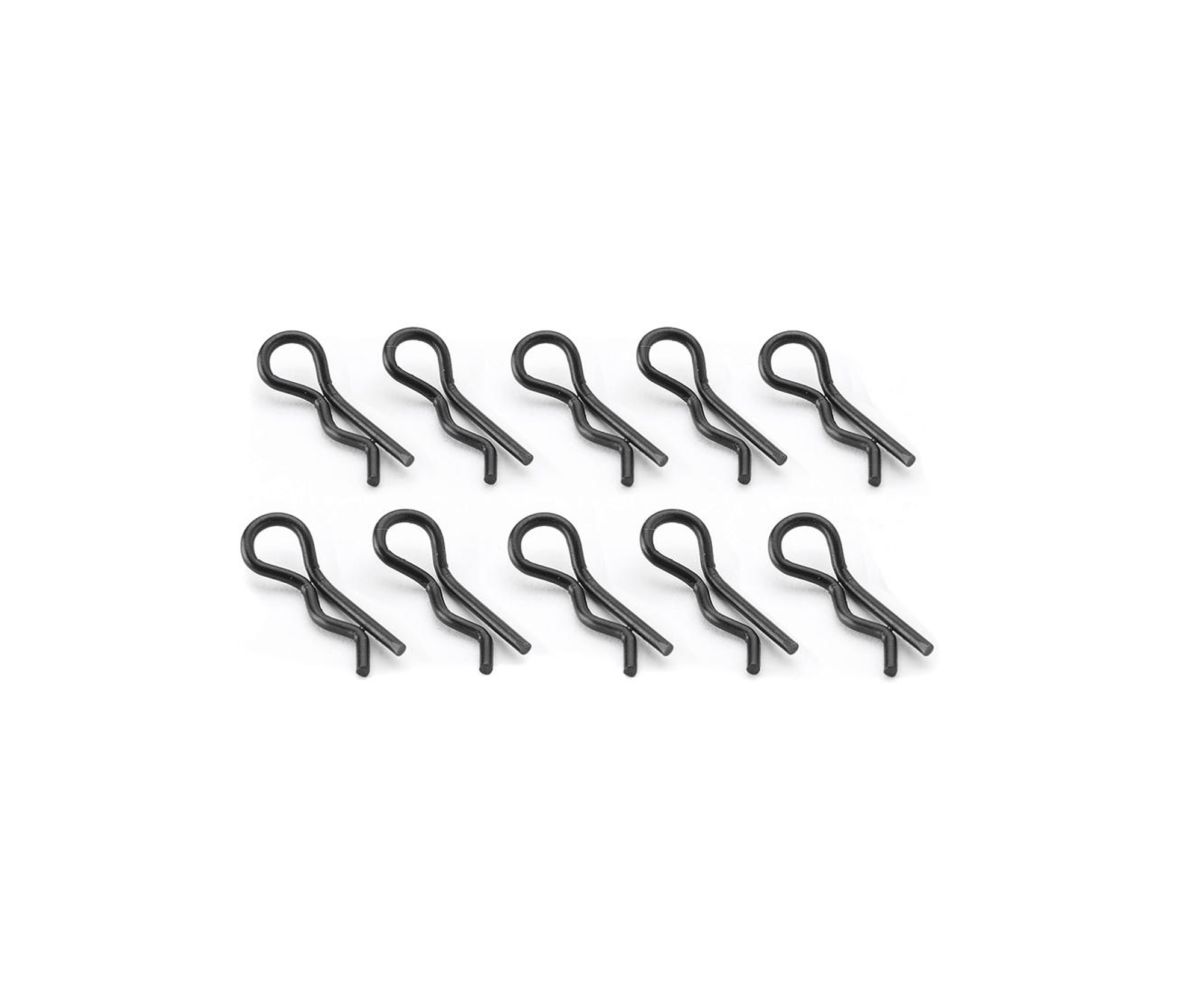 Carson 08058 Splinte 14 mm, 10 Stück, schwarz 500908058