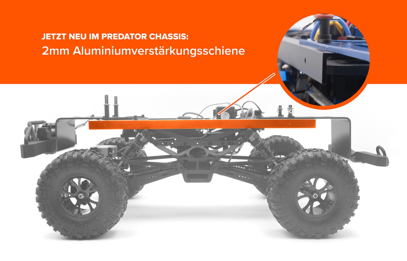 Modster Aluminium Verstärkung Predator 2 Stück MD11825