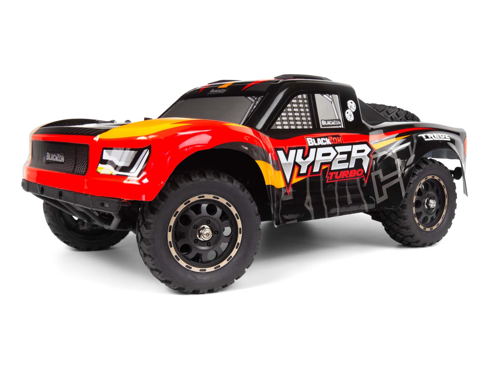 BLACKZON Viper SC Turbo 1/16 4WD Brushless SCT Rot/Orange 540275 - Abbildung 1