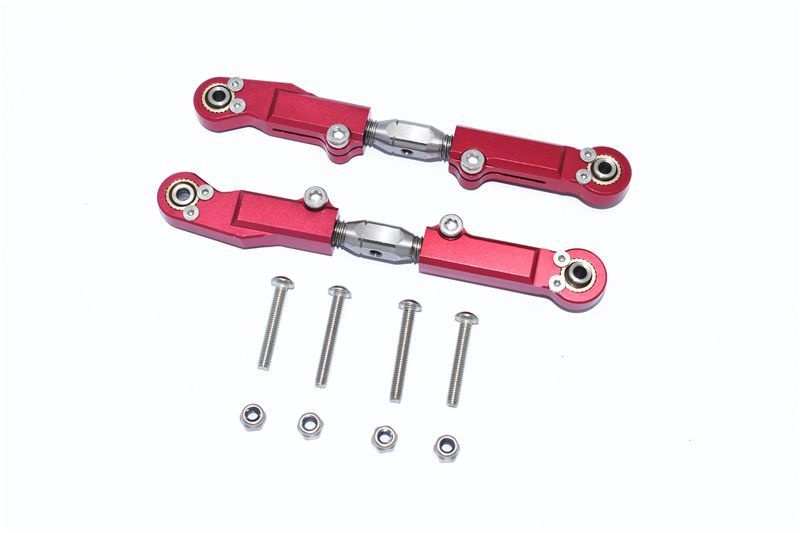 GPM Edelstahl Spurstange mit Alu-Kugelpfannen oben hinten rot ARRMA Limitless, Infraction 6s MAF057SR