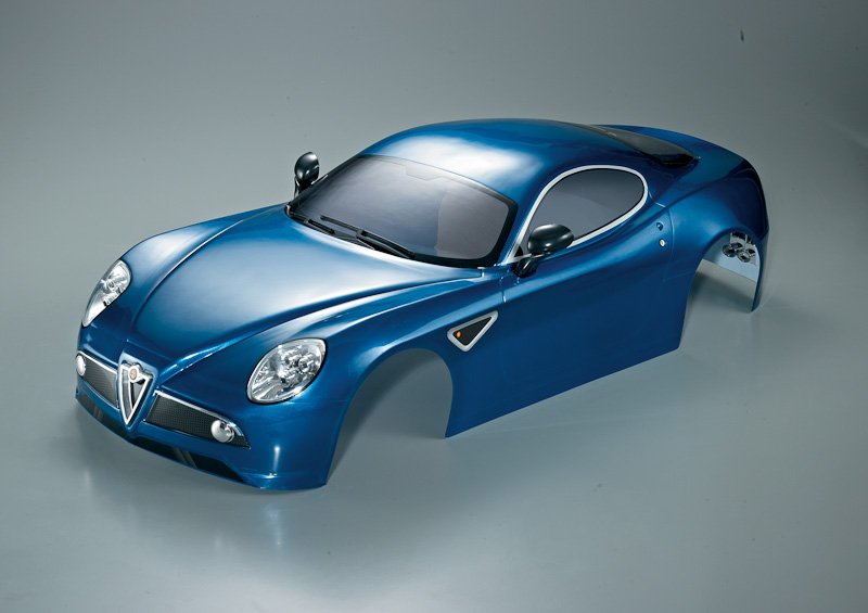 KB48093 Alfa Romeo 8C Karosserie für 1/7 Metallic Blau RTU