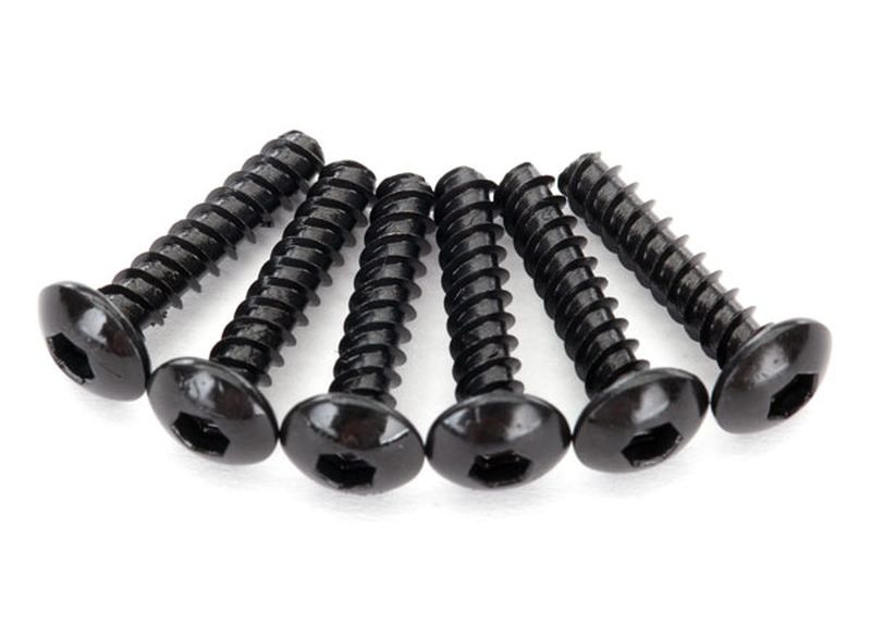 Traxxas 8299 Schrauben 2.6x12mm Button-Head selbstschneidend (hex drive)