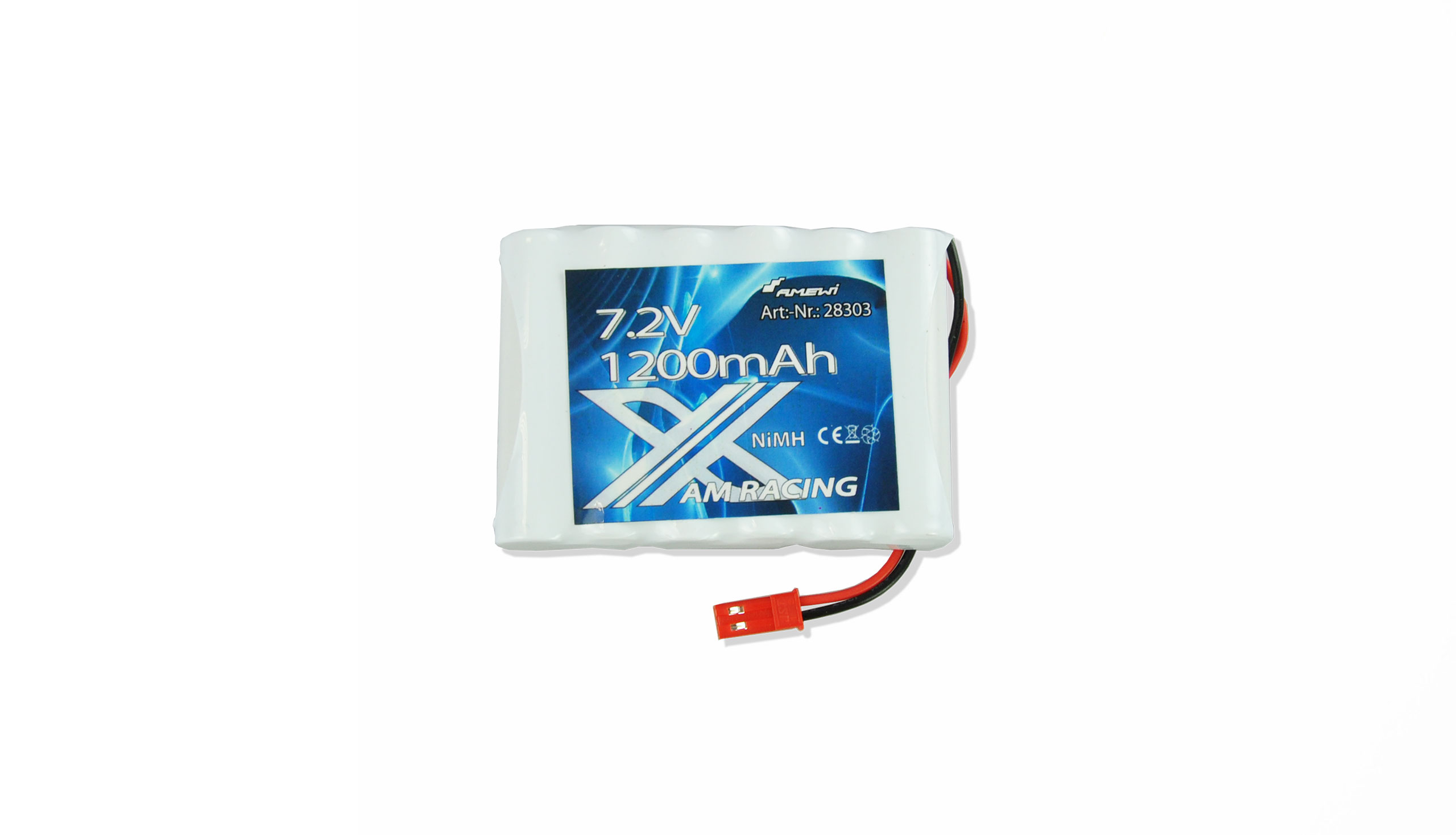 Amewi NiMH Akku Pack 7,2V 1200mAh BEC Stecker 28303 - Abbildung 1