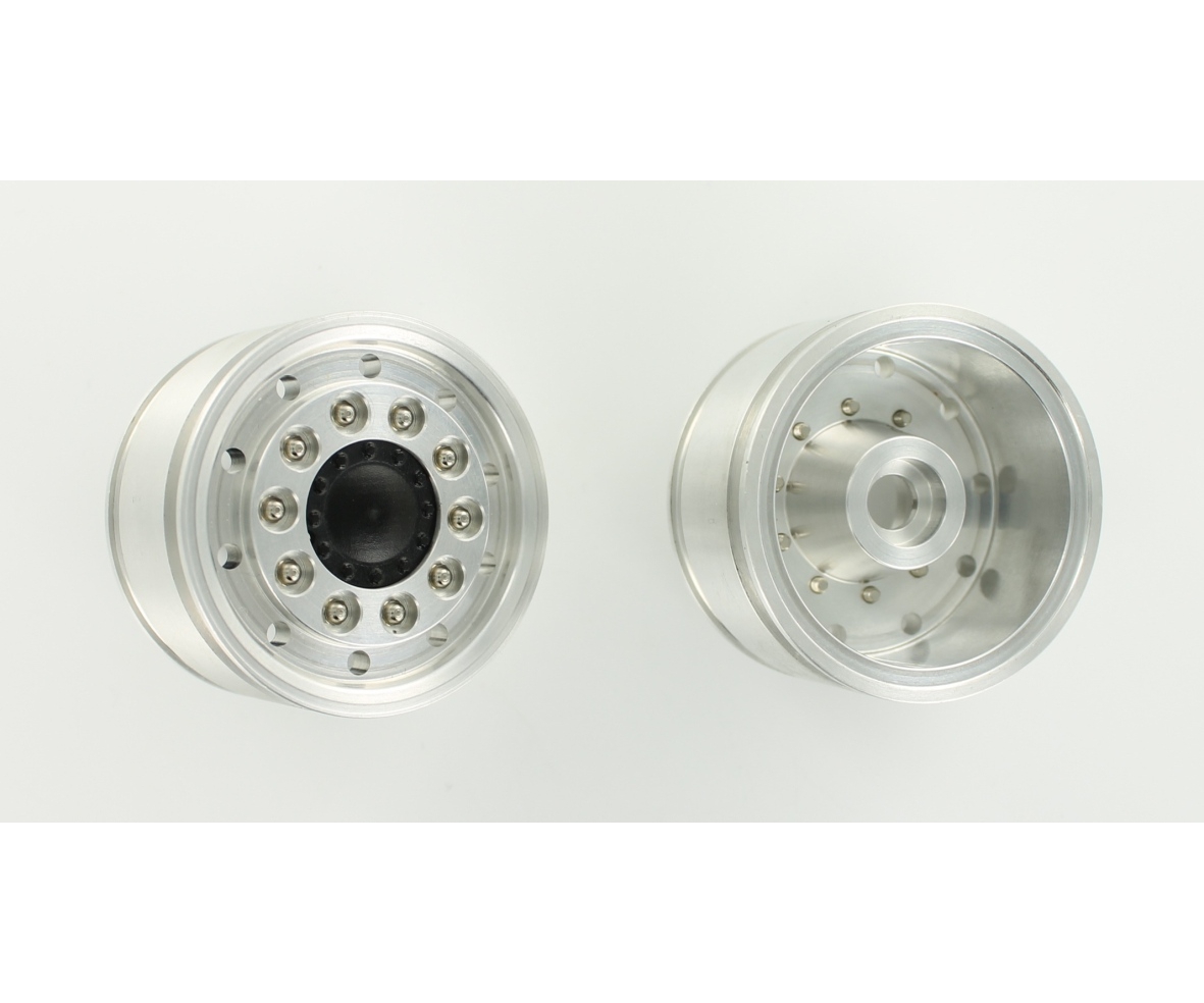 Carson 07159 1:14 Alu Vorderradfelge breit/rundl. (2) 500907159